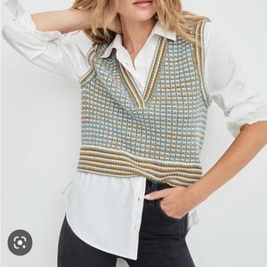 Veronica Beard Veronica Beard "Serwa" mixed wool sweater